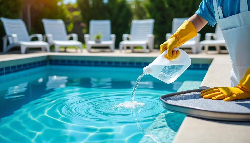 découvrez comment utiliser l'eau de javel pour entretenir votre piscine efficacement, en maintenant une eau propre et saine tout au long de la saison.